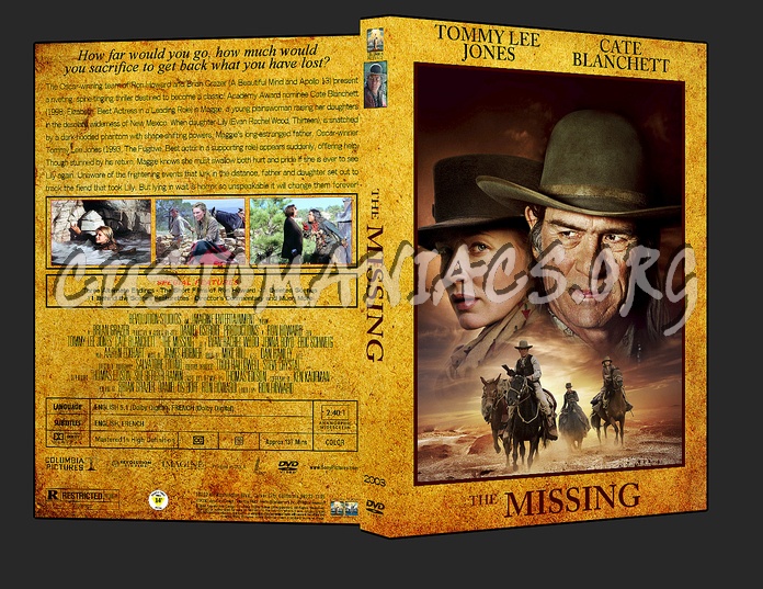 Western Collection The Missing dvd cover