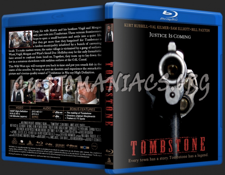 Tombstone blu-ray cover