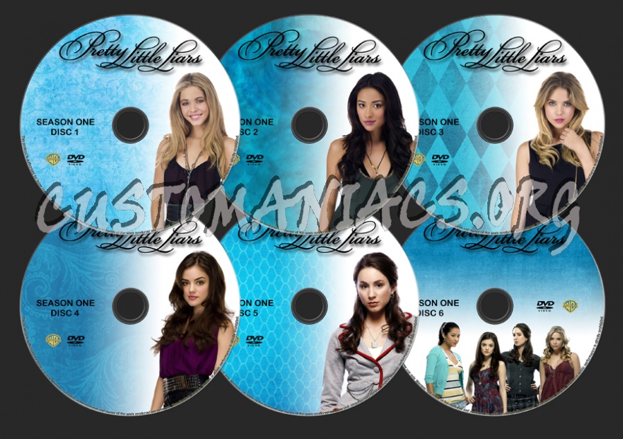 Pretty Little Liars Season One dvd label