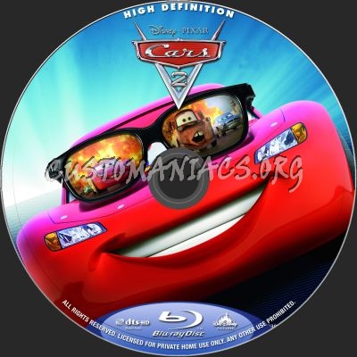 Cars 2 blu-ray label - DVD Covers & Labels by Customaniacs, id: 138614 ...