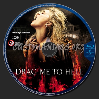 Drag Me To Hell blu-ray label