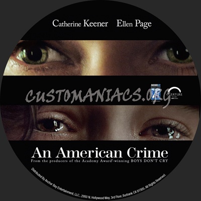 An American Crime dvd label