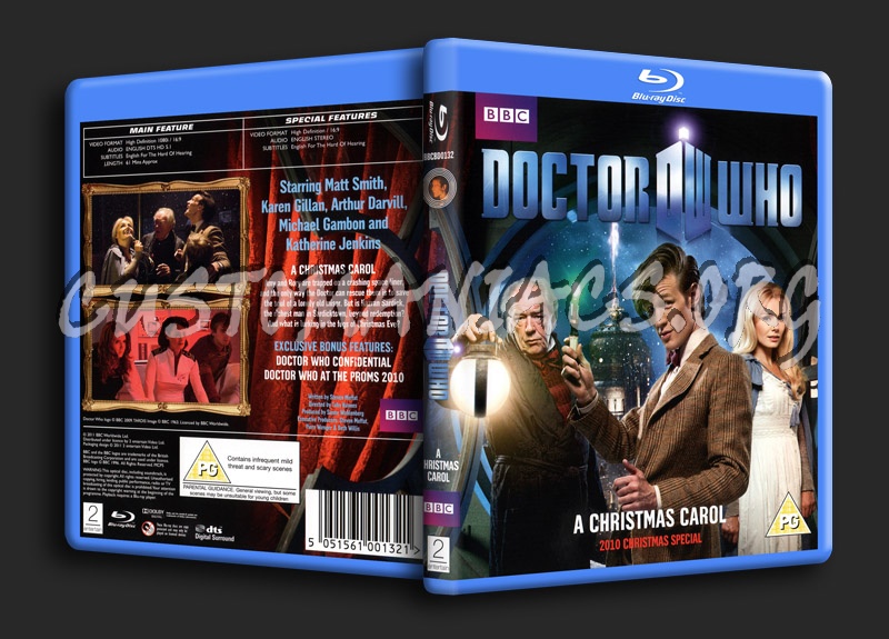 Doctor Who: A Christmas Carol blu-ray cover