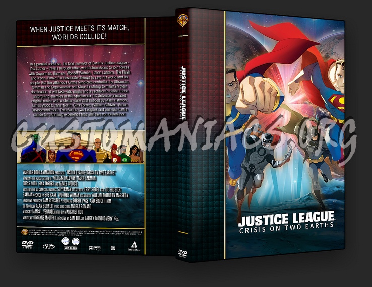 Justice League: Crisis On Two Earths - TV Collection dvd cover