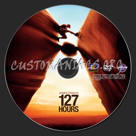 127 Hours dvd label