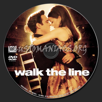 Walk The Line dvd label