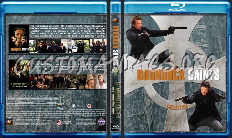 The Boondock Saints Collecton blu-ray cover