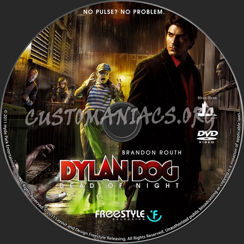 Dylan Dog dvd label