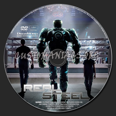 Real Steel dvd label