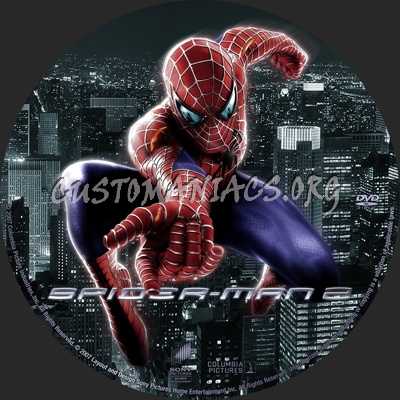 Spider-Man 2 dvd label