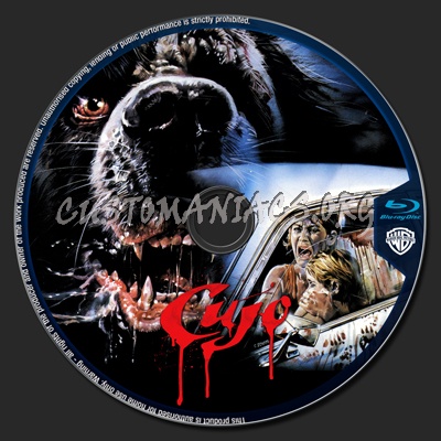 Cujo blu-ray label