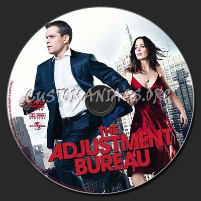 The Adjustment Bureau dvd label