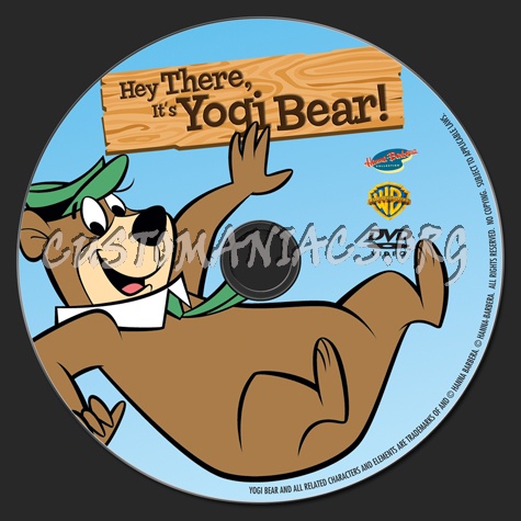 Hey There, It's Yogi Bear! dvd label