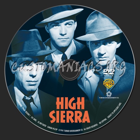 High Sierra dvd label