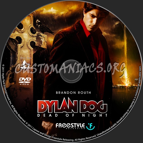 Dylan Dog Dead of Night dvd label