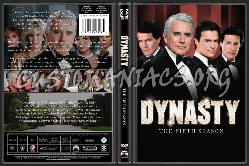 Dynasty - The Fifth Season dvd cover