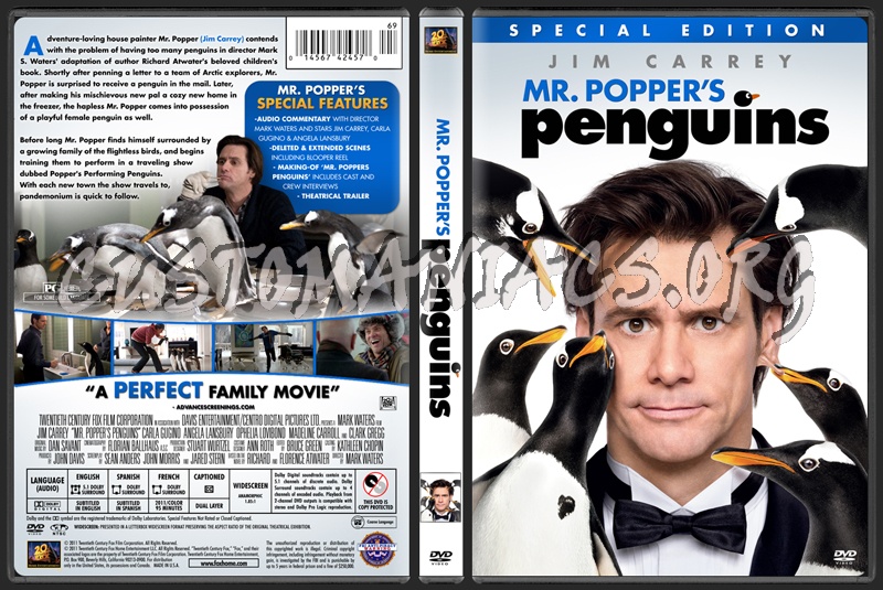 Mr. Popper's Penguins dvd cover