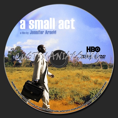 A Small Act dvd label