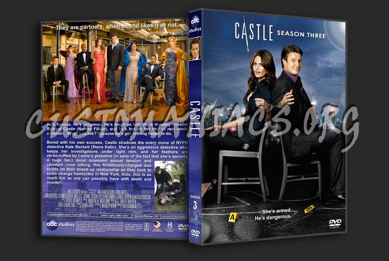 Castle - Season 3 dvd cover