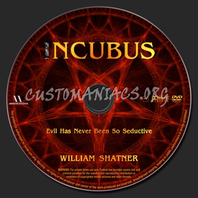 Incubus dvd label