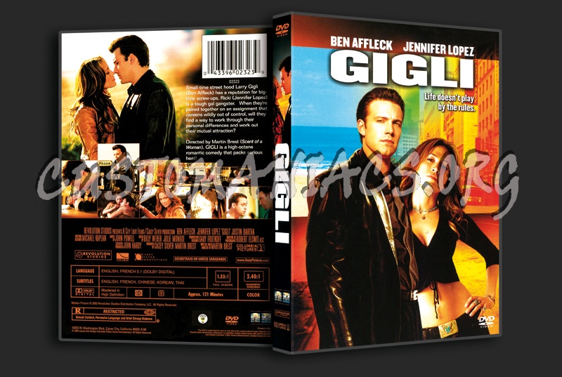 Gigli dvd cover - DVD Covers & Labels by Customaniacs, id: 25927 free ...
