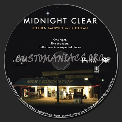 Midnight Clear dvd label