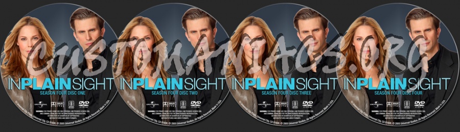 In Plain Sight Season 4 dvd label