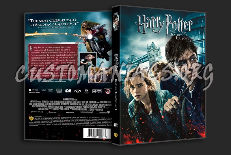 Harry Potter And The Deathly Hallows - Part 1 dvd cover