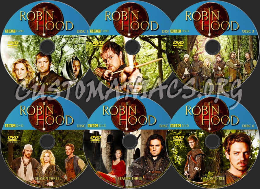 Robin Hood Season 3 dvd label