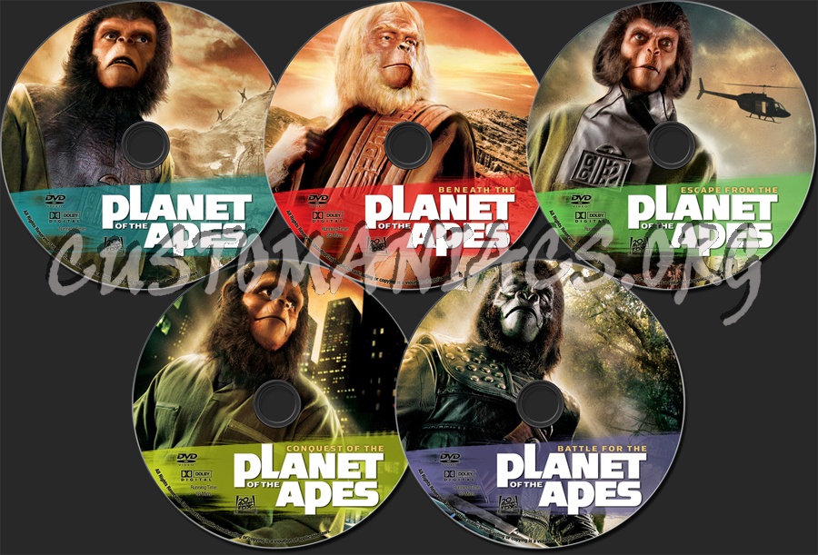 Planet Of The Apes Collection dvd label - DVD Covers & Labels by ...