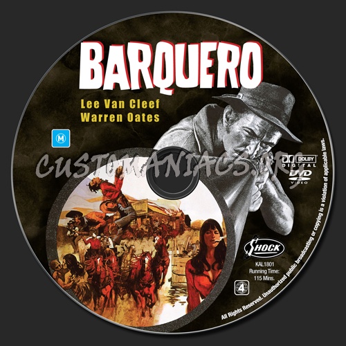 Barquero dvd label