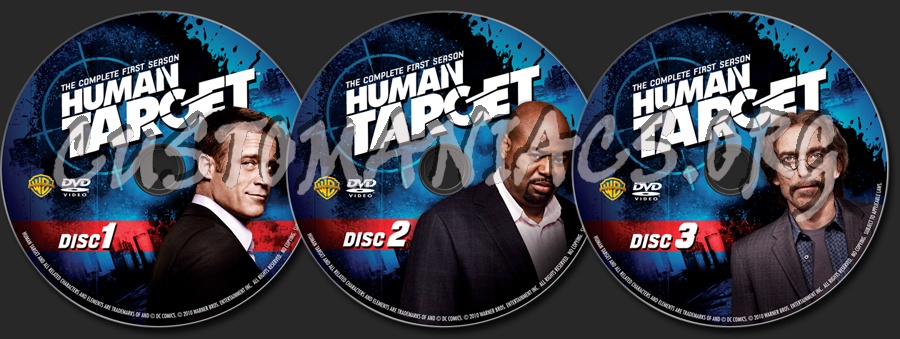 Human Target Season 1 dvd label