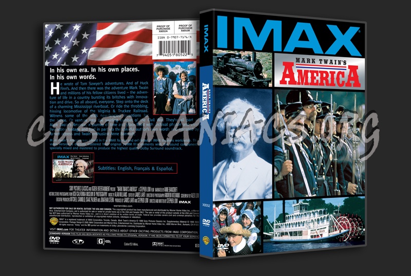 IMAX Mark Twain's America dvd cover