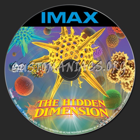 IMAX The Hidden Dimension dvd label