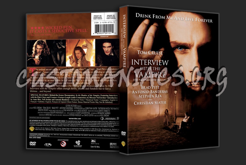 Interview With the Vampire dvd cover