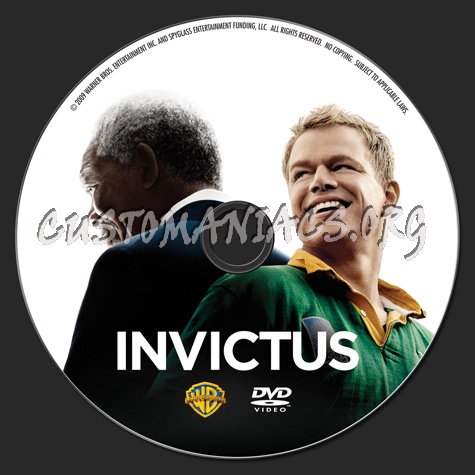 Invictus dvd label