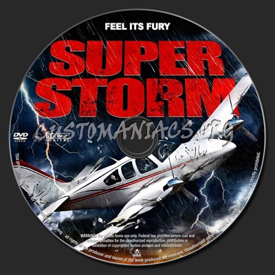 Super Storm dvd label