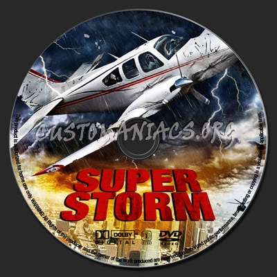 Super Storm dvd label