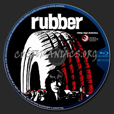 Rubber blu-ray label