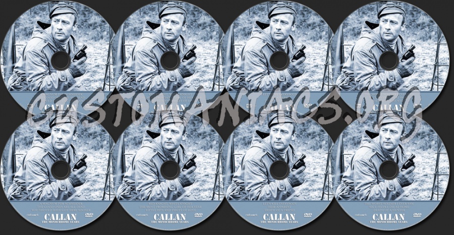 Callan - The Monochrome Years dvd label