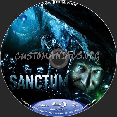 Sanctum blu-ray label