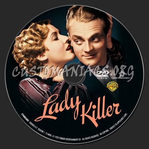 Lady Killer dvd label