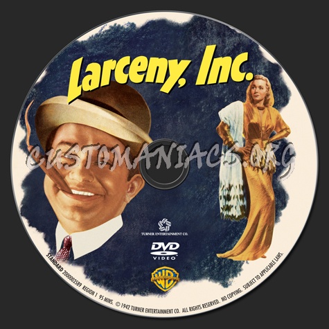 Larceny, Inc dvd label