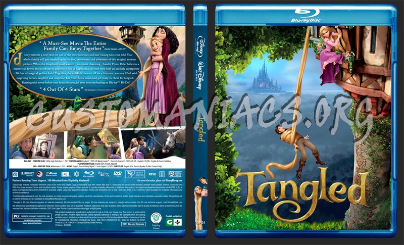 Tangled blu-ray cover