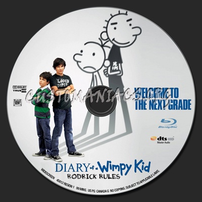 Diary of a Wimpy Kid  Rodrick Rules blu-ray label