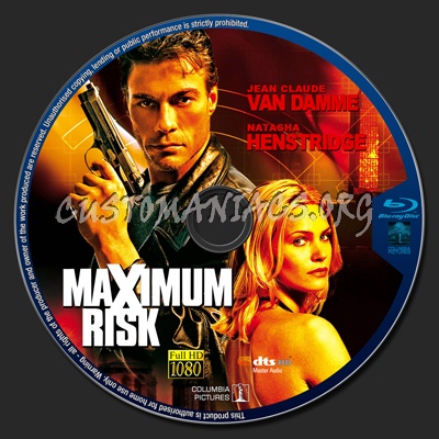 Maximum Risk blu-ray label