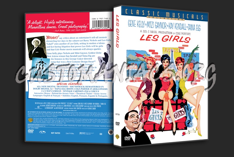 Les Girls dvd cover