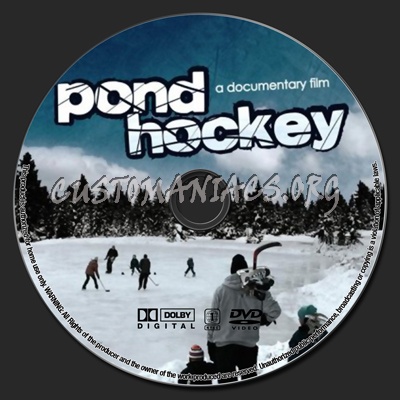 Pond Hockey dvd label