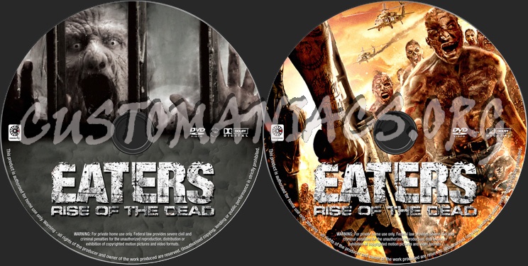 Eaters Rise of the Dead dvd label