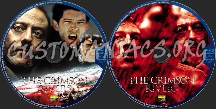 The Crimson Rivers blu-ray label